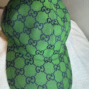 GucciMen's Green GG Multicolour Canvas